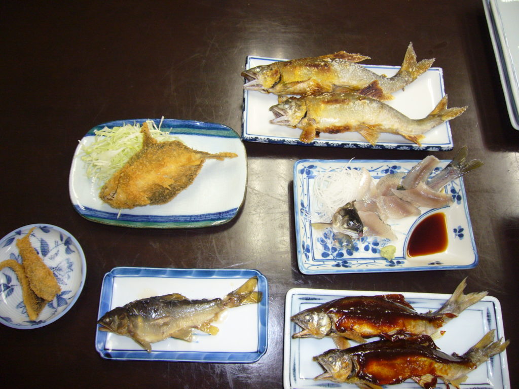 こだわりの鮎料理