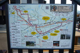 古戦場巡り「徳川家康コース」の写真。家康進軍の足跡をたどった、約8キロメートルのコースです