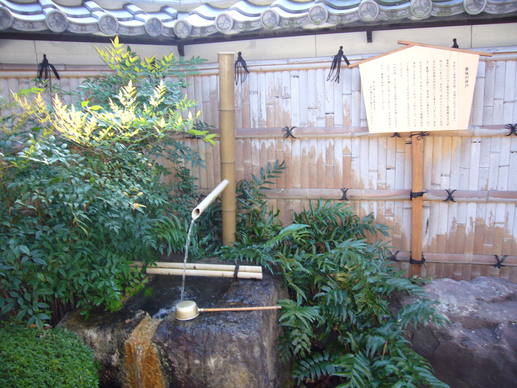 麋城（びじょう）の井戸の写真