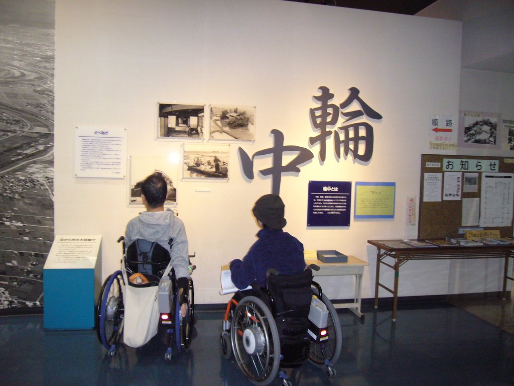 洪水に備えて考えた生活の知恵を展示の写真