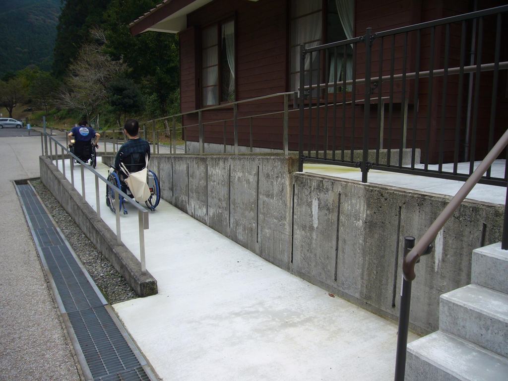 各種お申し込みや売店はセンターハウスの写真