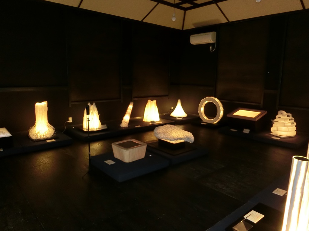 美濃和紙あかりアート展の写真