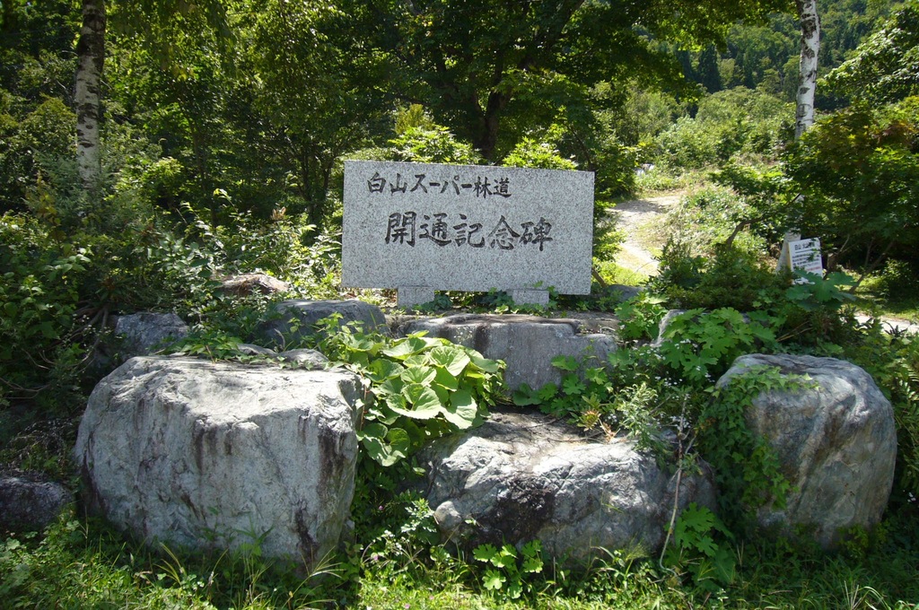 昭和５２年に「白山スーパー林道」として開通しましたの写真