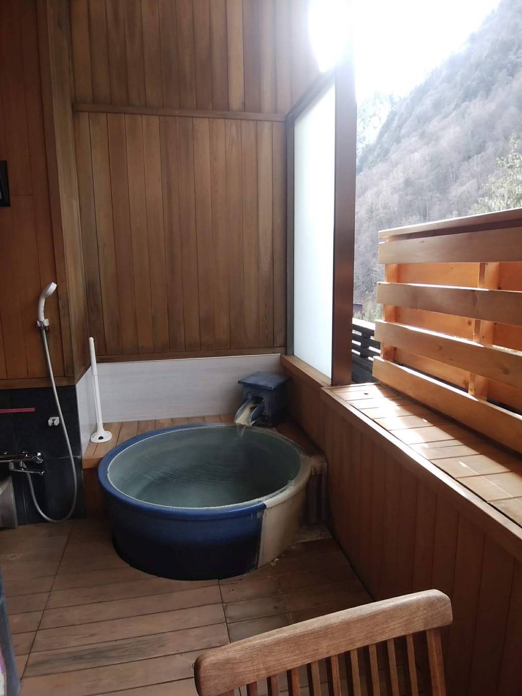 露天風呂付き客室の写真