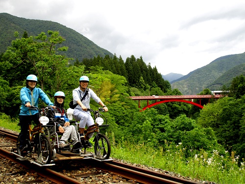 レールマウンテンバイク Gattan Go!!（ガッタンゴー）の風景